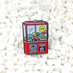 Egg Game Console Brooch with Creative Twist