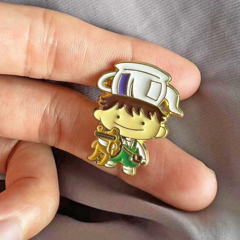 Cactus Noodle Frog Enamel Pin For Men