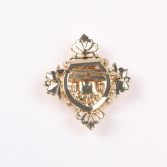 Vintage Baroque Court Antique Pearl Brooch