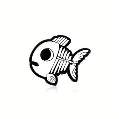 Mermaid Doll & Small Fish Baby Brooch Jewelry