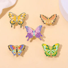 Flower Insect Butterfly Brooch For Men Butterfly Pins