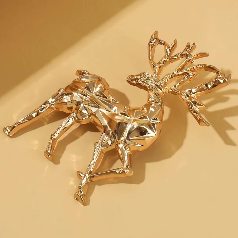 Unisex Deer Brooch Pin