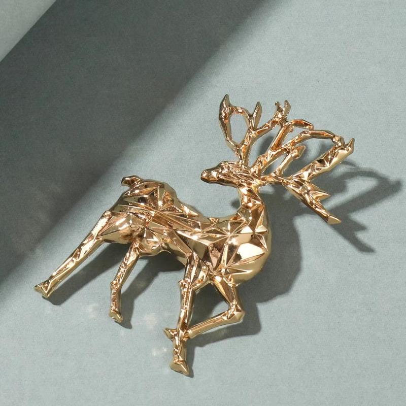 Unisex Deer Brooch Pin