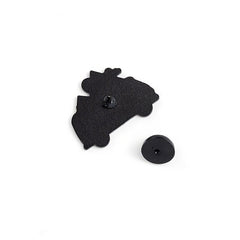 Moon Mountain Bus Cartoon Brooch
