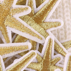10pcs Cross Edge Patches Girls Clothing Coat DIY Ironing Cloth