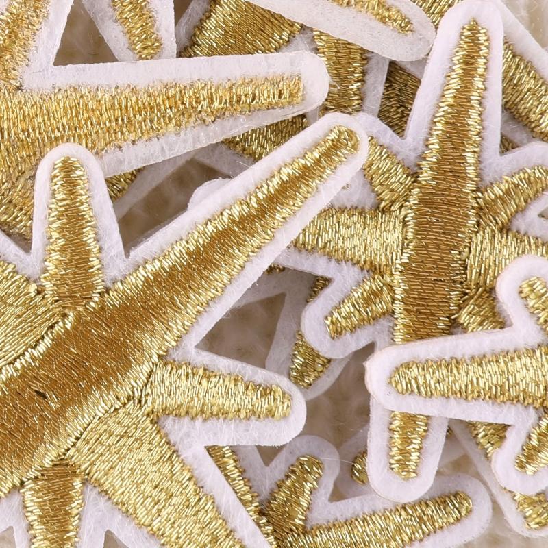 10pcs Cross Edge Patches Girls Clothing Coat DIY Ironing Cloth
