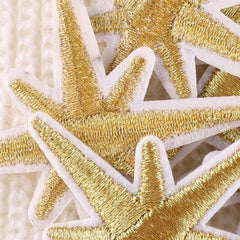 10pcs Cross Edge Patches Girls Clothing Coat DIY Ironing Cloth
