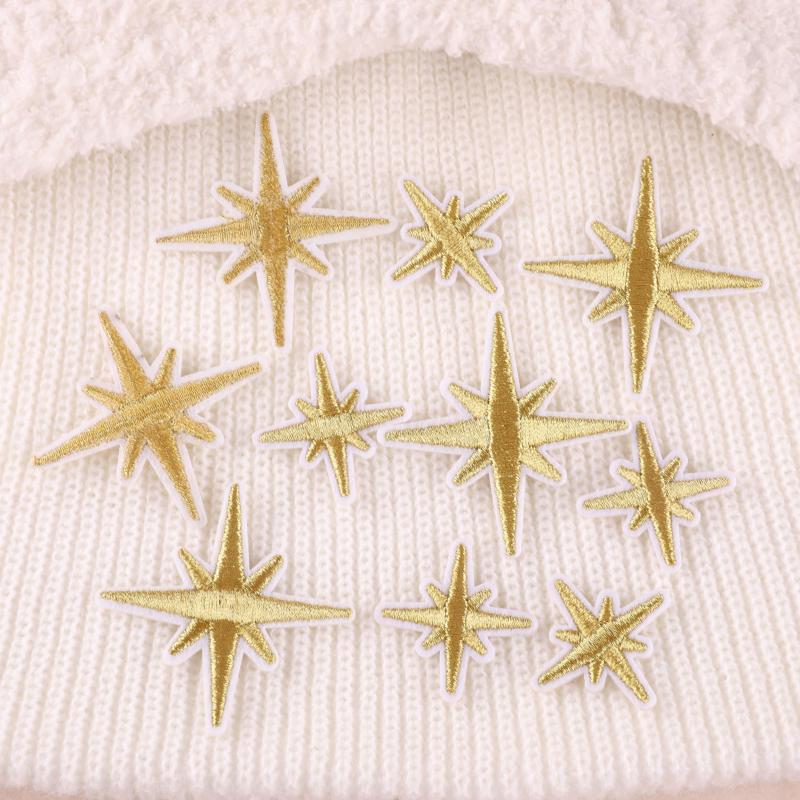 10pcs Cross Edge Patches Girls Clothing Coat DIY Ironing Cloth