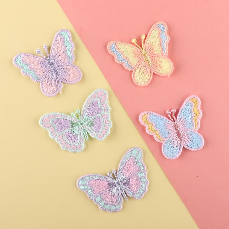 5pcs Butterfly Embroidery Patches DIY Clothes Accessories