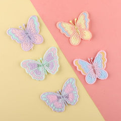 5pcs Butterfly Embroidery Patches DIY Clothes Accessories