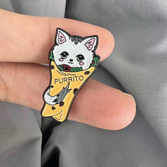Frog Cat Turtle Enamel Pin Set