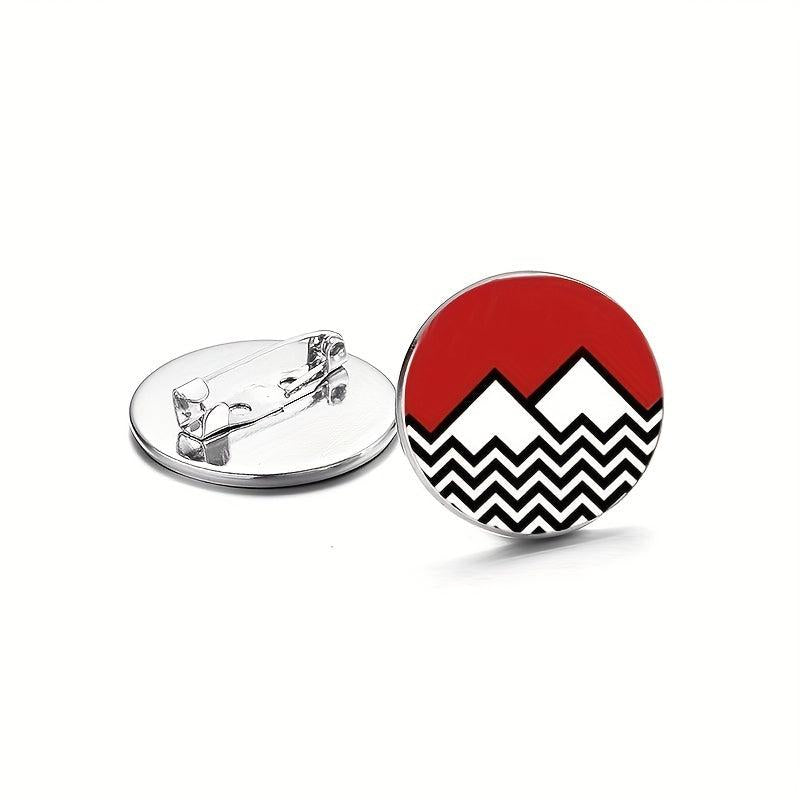 Twin Peaks Brooch Pins Dress Suit Hats Scarves Pants Jewelry