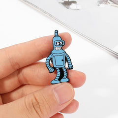 Animation Future Robot Brooch Clothing Accessory