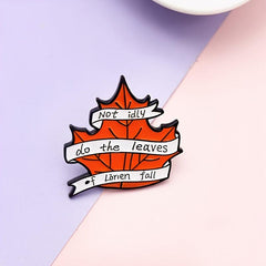 Leaf Alloy Brooch Personality Creative Pin