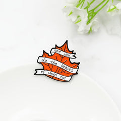 Leaf Alloy Brooch Personality Creative Pin