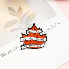 Leaf Alloy Brooch Personality Creative Pin