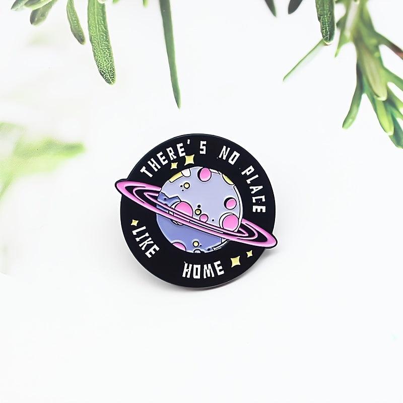 Home Sweet Home Planet Brooch