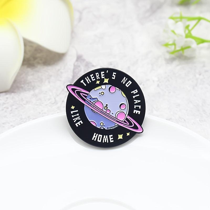 Home Sweet Home Planet Brooch