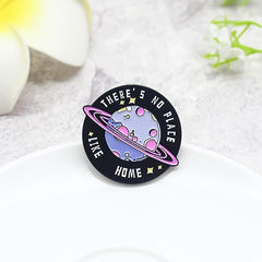 Home Sweet Home Planet Brooch