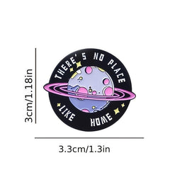 Home Sweet Home Planet Brooch