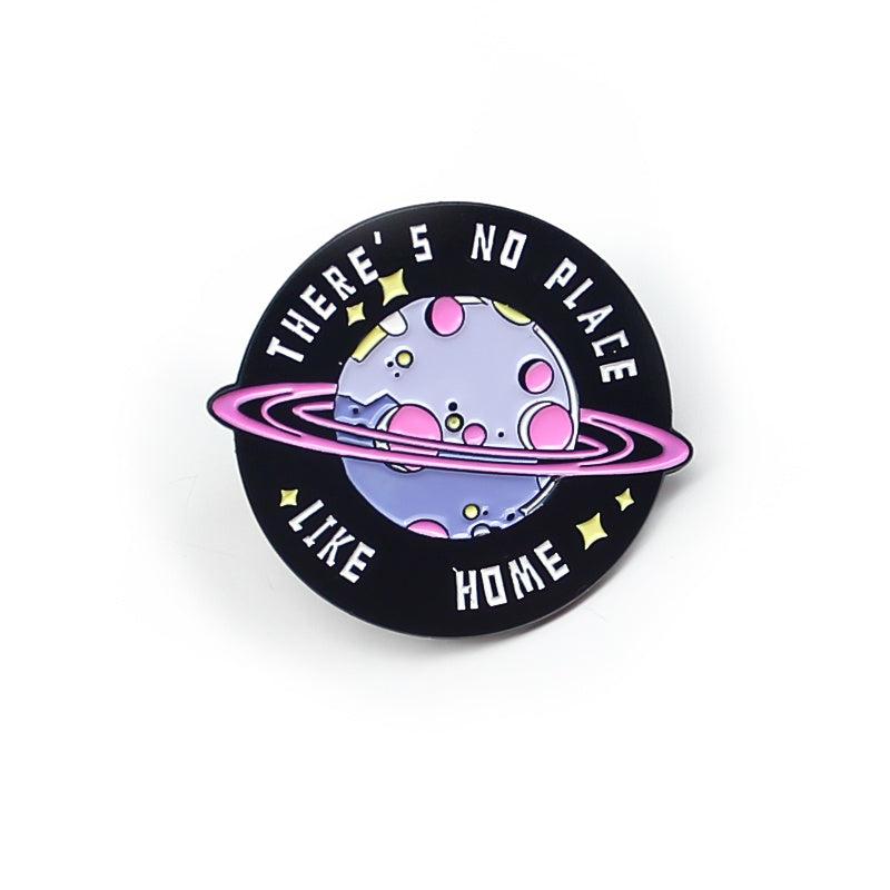 Home Sweet Home Planet Brooch