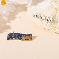 Minimalism Love Music Brooch Aluminum Alloy