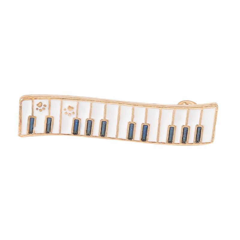 Minimalism Love Music Brooch Aluminum Alloy