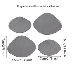 Men's Novel PU Leather Shoe Heel Sneaker Patch