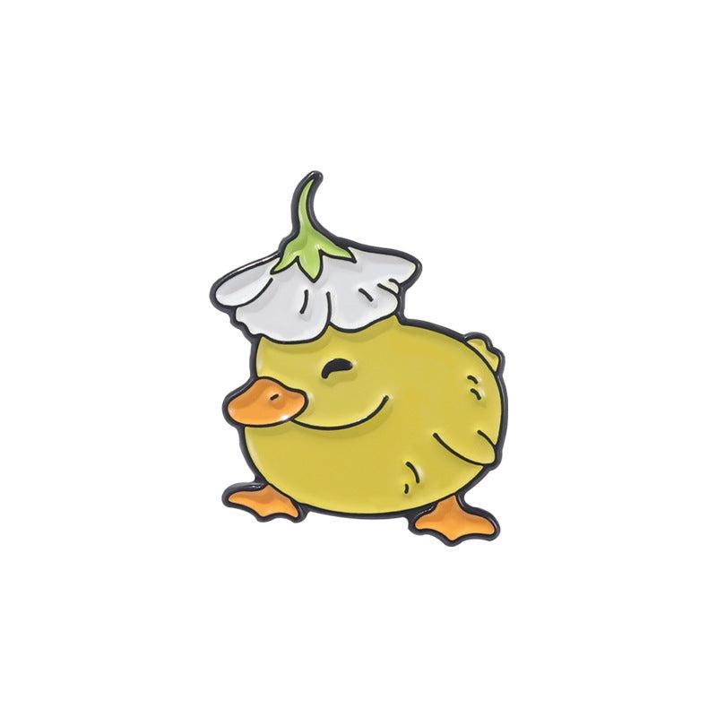 Adorable Little Yellow Duck Brooch