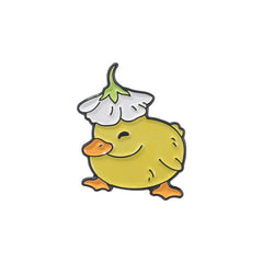 Adorable Little Yellow Duck Brooch