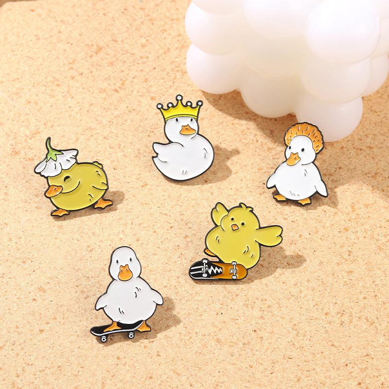 Adorable Little Yellow Duck Brooch