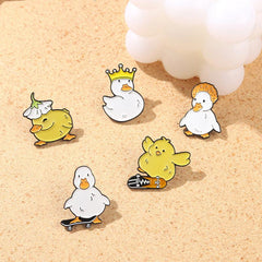 Adorable Little Yellow Duck Brooch
