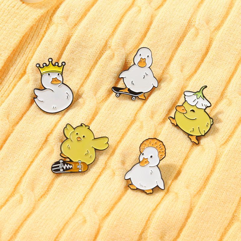Adorable Little Yellow Duck Brooch