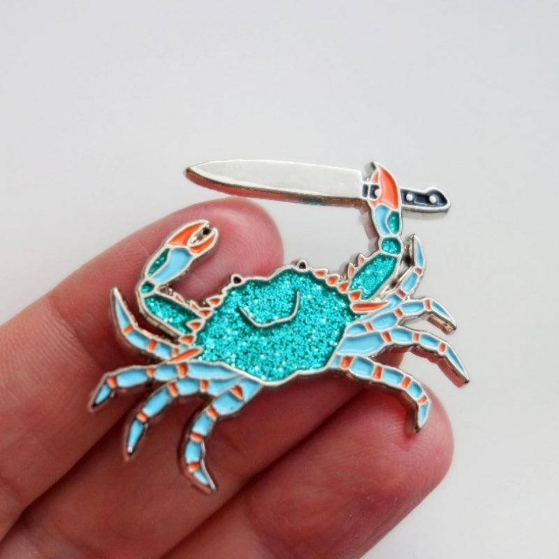Alloy Crab Shape Brooch