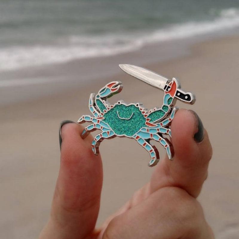Alloy Crab Shape Brooch