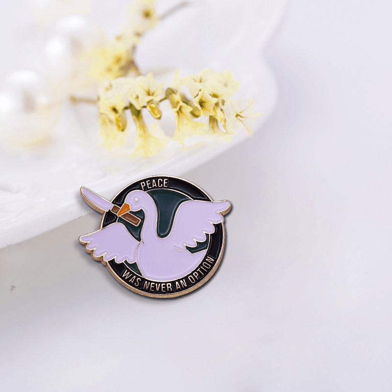 Cartoon Goose Brooch Enamel Pin Lapel Pin