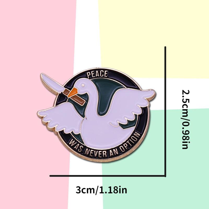 Cartoon Goose Brooch Enamel Pin Lapel Pin