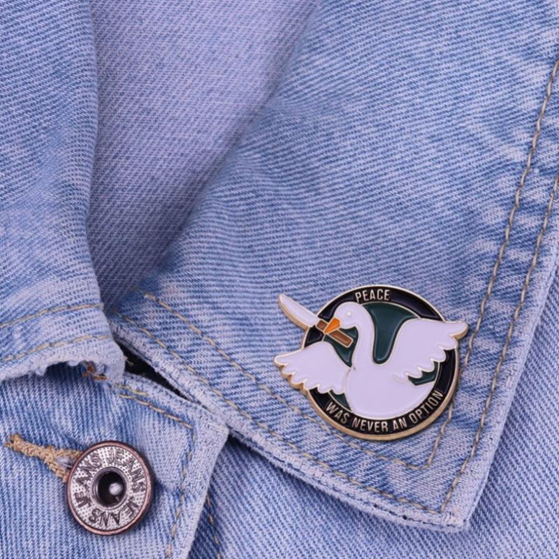 Cartoon Goose Brooch Enamel Pin Lapel Pin