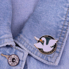 Cartoon Goose Brooch Enamel Pin Lapel Pin