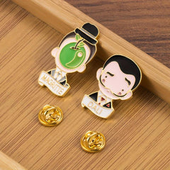 Couple Style Clothing Accessories Brooch
