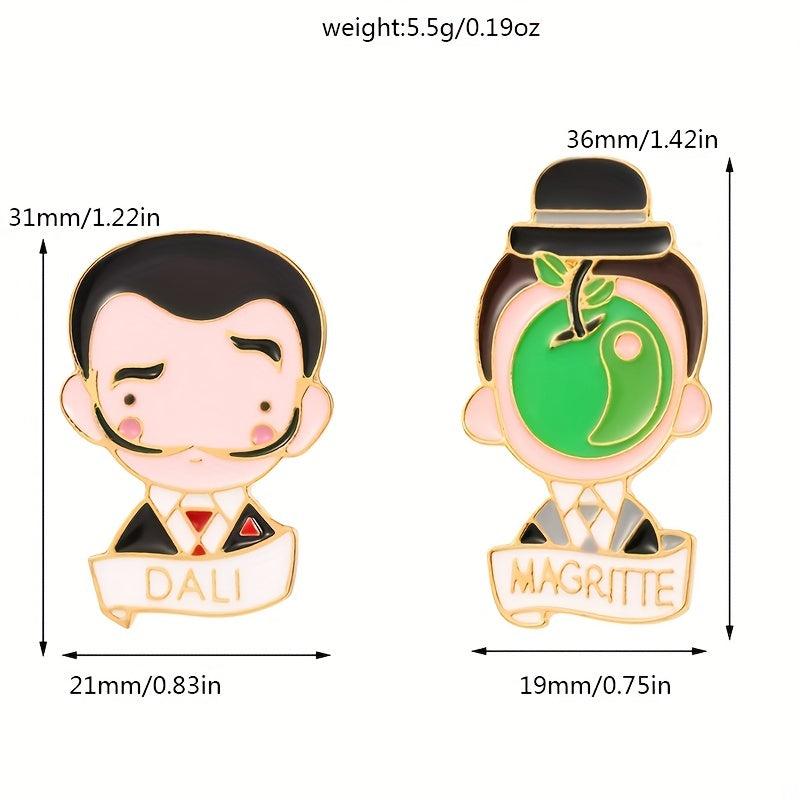 Couple Style Clothing Accessories Brooch