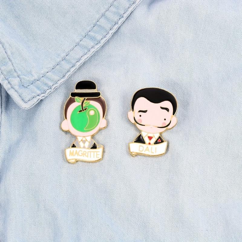 Couple Style Clothing Accessories Brooch