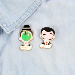 Couple Style Clothing Accessories Brooch
