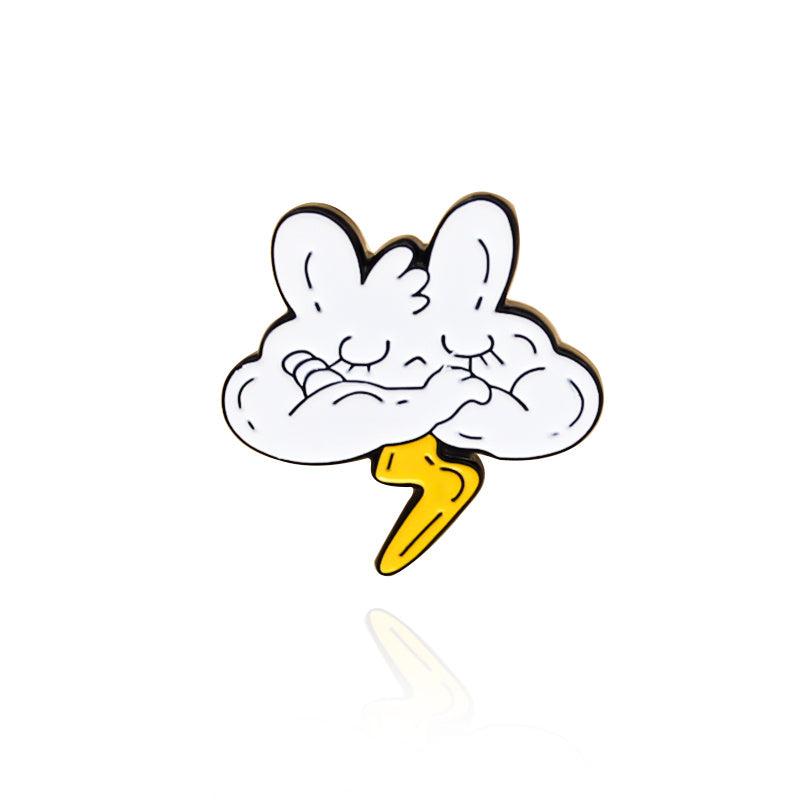 8 Styles Anime Moon Starry Clouds Brooch Pin Birthday