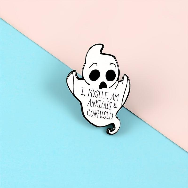 Halloween Enamel Pin Ghost Brooch Women Gift