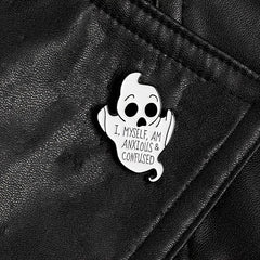 Halloween Enamel Pin Ghost Brooch Women Gift