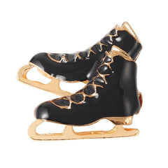 Ice Skating Brooch Team Sport Skater Jewelry Enamel Pin