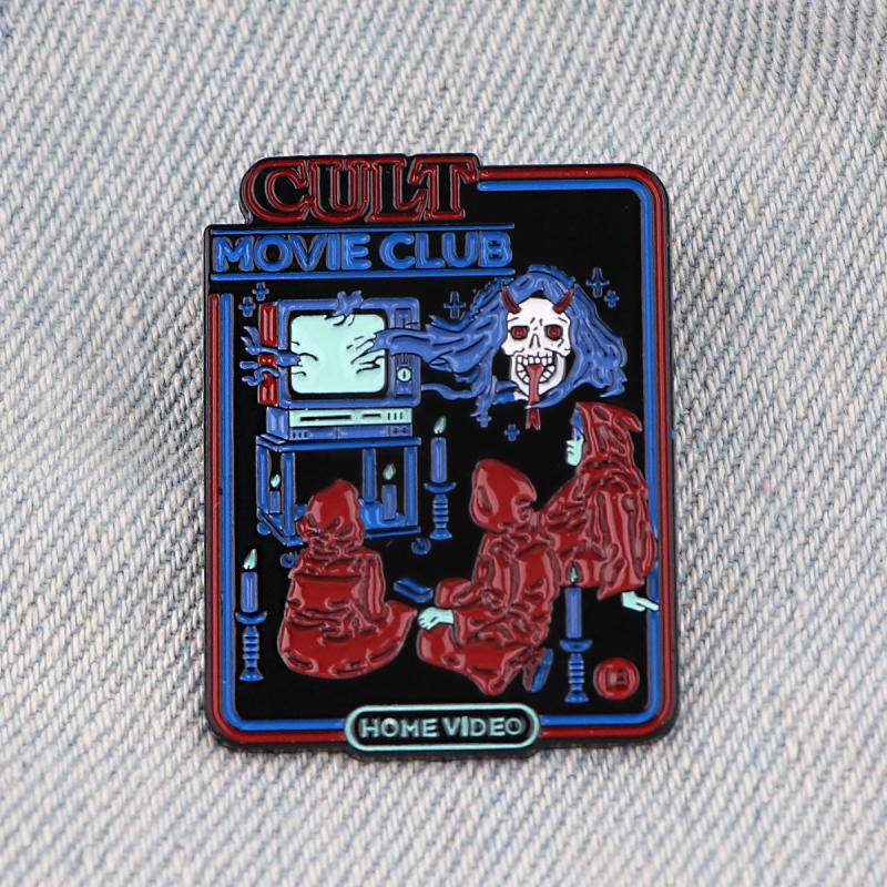 Enamel Pin Halloween Badges Brooches For Men Lapel Pins For Backpacks