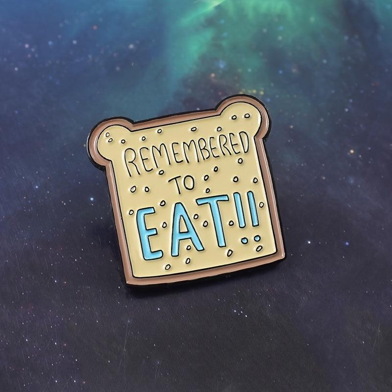 Cute Bear Toast Cartoon Brooch