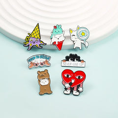 Cute Cartoon Brooch Pin